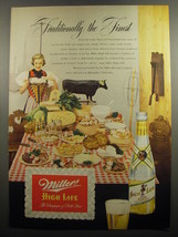 1951 Miller High Life Beer Ad - Traditionally the Finest - £15.01 GBP