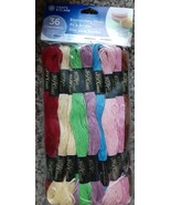 Coats &amp; Clark 6-Strand Embroidery Floss Value Pack 36/Pkg Macaroo 073650... - $12.18 CAD