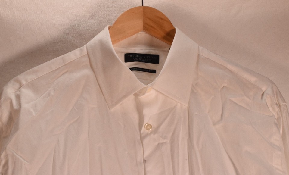 Bloomingdales Mens Contemporary Fit Dress Shirt White 17 34/35 Item image 4