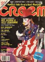 VINTAGE June 1984 Creem Magazine Boy George Ozzy Osbourne Queen Motley Crue - £35.60 GBP