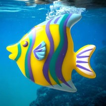 Avon Angelfish Fish Pin Brooch Tropical Tropic Nautical Colorful Plastic... - $14.84
