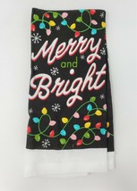 Mainstream Holiday Kitchen Dish Towel - New - Merry and Bright - £6.31 GBP
