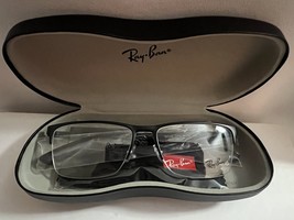 Ray-Ban RB6335 2503 Semi-Rimless Rectangle Black Frame - $125.00