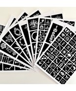 Henna Tattoo Stencils New Open Box Lot Of 10 Pages Various Design Themes... - $27.34 CAD