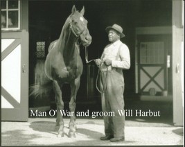 1920 - MAN O&#39; WAR and Groom Will Harbut - 10&quot; x 8&quot; - £15.93 GBP