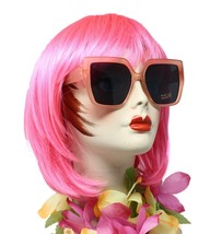 Pink Frame Dark Lens Bold Fashion Sunglasses - Fab Retro Style Shades - Hey Viv - £12.78 GBP