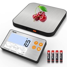 33lb/1g Kitchen Scale with Split LCD Display, Diyife Digital Food Scale, Large M - £18.35 GBP