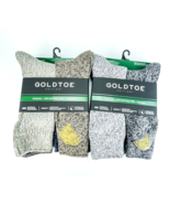 Goldtoe Edition Casual 6 Pack Mens Crew Socks Size 6 -12.5 Lot Of 2 Rein... - $28.98