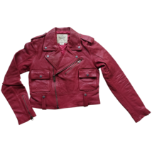 Polo Ralph Lauren Women&#39;s Leather Moto Jacket $859 WORLDWIDE SHIPPING - £271.70 GBP