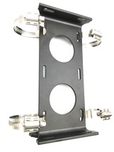 HURR-PRO Non-Slip Umbrella Mounting Bracket, Stainless Band Clamps ¾” to... - $28.77