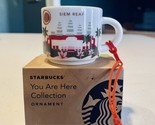 Starbucks You Are Here Siem Reap Cambodia 2018 Ornament Mini Mug 2 FL oz - $39.74