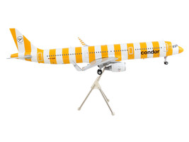 Airbus A321 Commercial Aircraft &quot;Condor Airlines&quot; White and Orange Striped &quot;Gemi - £100.95 GBP