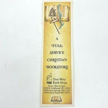 One Way Book Shop Christian Bookstore St Louis Advertising Bookmark Vint... - $8.95