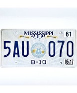 2017 United States Mississippi Creative Culture Bus License Plate 5AU 070 - €12,88 EUR