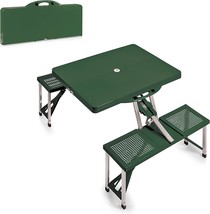 Picnic Time Folding Picnic Table, Camping Table, Outdoor Table With Umbr... - £115.23 GBP