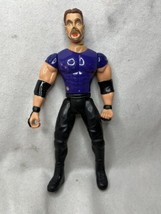 WWF WWE WCW Unkown Wrestler Beard Purple Shirt Toy 1990s - $9.90