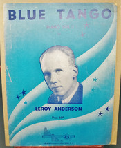 V Intage 1951 &quot;Blue Tango&quot; Piano Solo - Leroy Anderson Sheet Music Free Shipping - £7.91 GBP