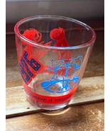 Small Red &amp; Blue 1776 Bicentennial w Eagle &amp; Liberty Bell Cocktail or Ju... - $11.29