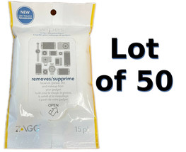 LOT of 50 NEW ZAGG ZAGGwipes (15-Packs) DryFeel Device/Screen Cleaning Wipes - £37.55 GBP