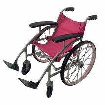 OG Pink Folding Wheel Chair Accessory for 18&quot; American Girl My Life Dolls - $18.67