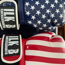 The Carbon Strike American Flag 16 oz. Kickboxing Gloves Ilovekickboxing - £39.14 GBP