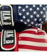 The Carbon Strike American Flag 16 oz. Kickboxing Gloves Ilovekickboxing - £39.32 GBP