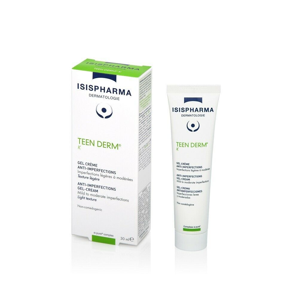 IsisPharma Teen Derm K Acne Skin Cream Gel 30 ml