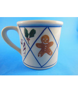 Vintage Hartstone Made in USA Christmas Icons Coffee  Mug Cup  STURDY! - £12.63 GBP