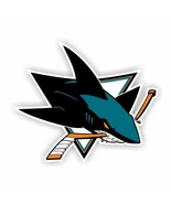 San Jose Sharks Decal / Sticker Die cut - $73.54 MXN+