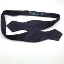 Vintage Polo Ralph Lauren Silk Diamond Point Blue Polka Dot Bow Tie USA ... - $39.59