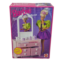 VINTAGE 1993 BARBIE DREAM HOUSE PINK DRESSER + MIRROR MATTEL # 67006 W B... - $46.55