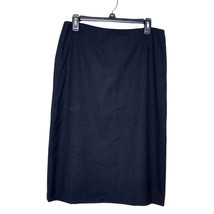 Ralph Lauren Women Skirt  Purple Label Wool Midi Lined Pencil Black Size... - £181.58 GBP