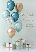 For Brother &amp; Sister-In-Law On Your Anniversary -Anniversary Greeting Ca... - $2.79