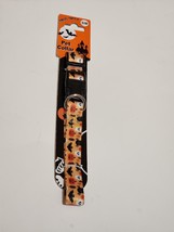 Fang-Tastic S/M Spooky Halloween Ghost, Bats, Jack O Lantern Dog Collar 10-15&quot; - £7.83 GBP