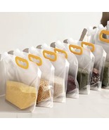 5pcs Cereals Sealed Bag, Fresh-keeping Bag, Transparent Kitchen Food Sto... - £8.23 GBP