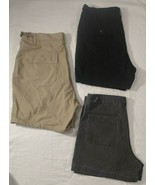 QTY OF 3 PAIRS OF MEN&#39;S SHORTS BLUE &amp; KHAKI CARGO SHORTS ARE BOTH MED JE... - $65.67 CAD