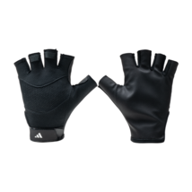 adidas Sportswear Training Gloves Half Finger Gym Running Glove Black NW... - $42.21
