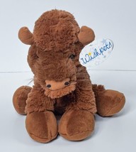 New Wishpets Lil Loveable Buffalo Plush Stuffed Animal Soft Beanie Toy Bison - $14.85