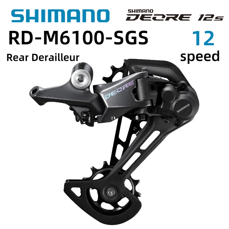 M6100 12v Rear Derailleur Shimano Deore RD-M6100-SGS Shadow Rd+ 1x12-speed Pa - $153.95