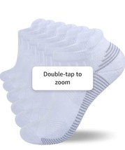 Running Socks Thick Cushion Ankle Socks Anti-Blister Cotton Trainer Socks - $6.36