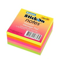 Beautone Stick On Cube Notes Neon Colors (76x76mm) - $41.09