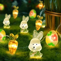 Easter Decorations String Lights 10FT 30LED Easter Decor Fairy Lights Battery Op - £19.48 GBP