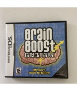 Brain Boost Nintendo DS  Gamma Wave Game Case Intructions and Cartridge - £7.21 GBP