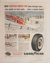 Vintage Goodyear Winter Tire Advertisement 1950&#39;s Original - £7.58 GBP