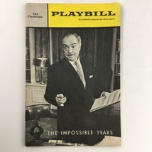 1967 Playbill The Impossible Years by Arthur Storch, Sam Levene at The Playhouse - £18.65 GBP