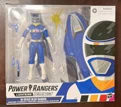 Power Rangers Lightning Collection In Space Blue Ranger &amp; Galaxy Glider NIB - £25.29 GBP