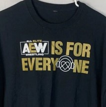 AEW All Elite Wrestling T Shirt Double Side Promo Tee Short Sleeve Men’s... - £22.41 GBP