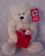 Ganz &quot;Say I Do&quot; White Teddy Bear With Red Box 11&quot; Plush Stuffed Animal Toy New - £14.42 GBP