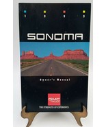 1993 GMC Truck Sonoma Models Owners Manual X-9308 - $20.76