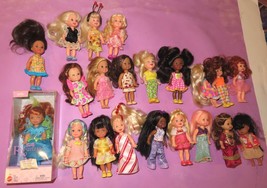Barbie Kelly Doll Lot Toddler Doll Babies Lil Friends Chelsea Rapunzel Peacock - £47.54 GBP
